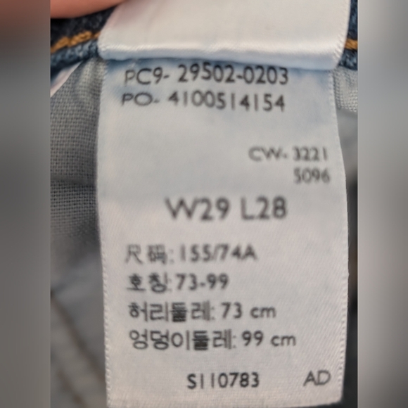 Levi's Skinny Blue Ankle Cropped Jeans Timeless Style - Picture 4 of 9